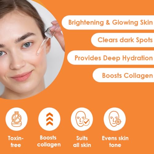 Image of Vitamin C Serum 20%, 30ml, Brightens Complexion, Prevents Ageing, Heals Skin