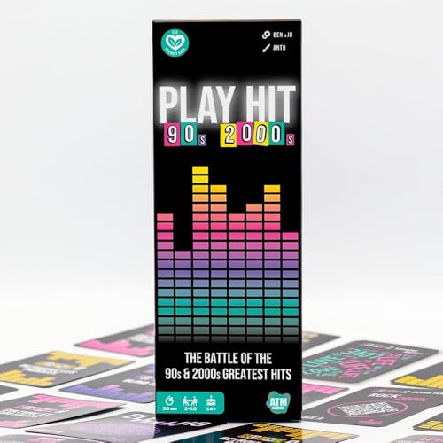 ATM Gaming Play HIT | 90s & 2000s Music Trivia Board Game for Adults & Teens | Fun Party Game with...