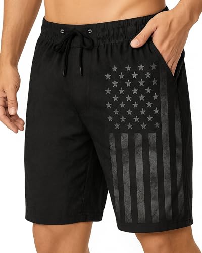 Beach Shorts Men's Swim Trunks Quick Dry Board Shorts Colorful with Mesh Lining