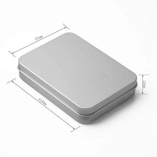 Rosetor, 2 contenitori in latta con coperchio e