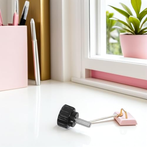 Tornillos de mango moleteados Mikikit para proyectos de bricolaje y reparación de muebles 5