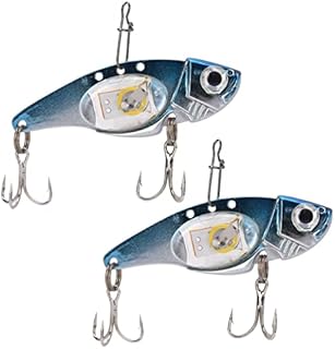 Pack of 2 LED Fishing Lures, Underwater Night Light lamp, Fish, Attractor, Fish Bait, Fishing Tackle