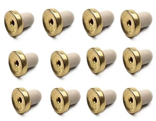 NAUDH Milk Butyrometer Lock Stopper( Rubber) | Brass Material |Tool For Dairy Laboratories and Testing | Laboratory Equipment, Pack of 12-image-18