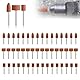 Bamyli 48 Stück Korund Schleifspitze Set, Schleifstift für Bohrmaschine, Grinding Wheel Polishing Head Bit with 3mm Shank (3 Formen)
