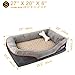 JOYELF Memory Foam Dog Bed Small Orthopedic Dog Bed & Sofa with Removable Washable Cover and Squeaker Toy as Gift