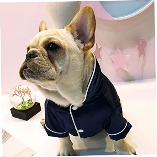 Pijama para perro de algodón manga corta, talla M miniatura 4