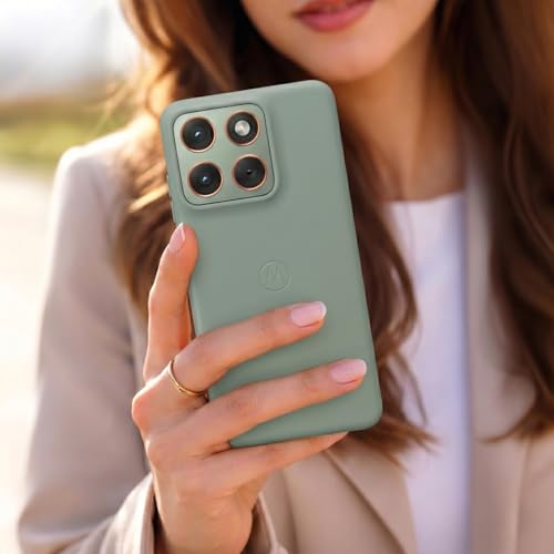 Image of Motorola Compatible with Moto Edge 70 Softmatte (TPEE) Back Cover Drop Tested Shock Proof Mobile Case for Men, Women, Boys and Girls with Camera Protection (Lily Pad)