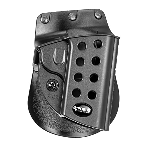 Fobus R1911 Evolution Holster Fits 1911 Pistols With Rail, Right Hand With Paddle, Black #TOP1