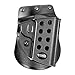 Fobus R1911 Evolution Holster Fits 1911 Pistols With Rail, Right Hand with Paddle, Black