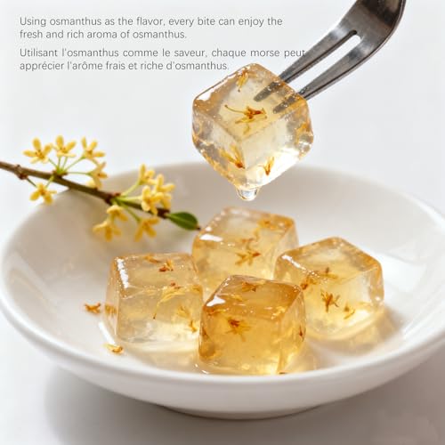 BAYUEDEGUA Osmanthus Jelly 250g caramelos suaves miniatura 5