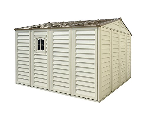 Duramax WoodBridge Plus 10.5' x 10.5' Schuppen – Beige/Braun, 320.8x318.7x222.0 cm – Bild 3
