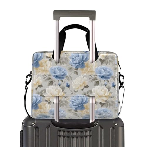 Maletín para portátil patrón azul y blanco 13-15.6 pulg miniatura 3