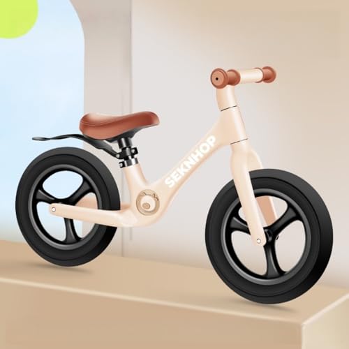 【Banefu】キックバイク ペダルなし自転車 12/14インチ フラッシュホイール 超軽量 持ち運びも簡単 滑り止めハンドル、強化フレーム、耐摩耗性タイヤ、可愛い、厚みのあるフレーム、 2-8歳 豊富 おしゃれ 乗り物 乗用玩具 男の子 女の子 子供の日