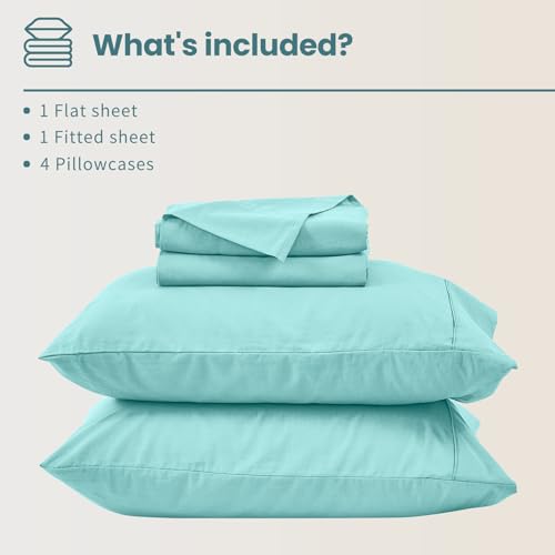 Image of Bedlifes 100% French Linen Cal King Bedding Set - 18-24 inch Extra Deep, 6Pcs | Soft & Durable, Breathable & Cooling, Flax Linen Sheet, OEKO-TEX Certified, Moisture Wicking, Easy Care, Machine Washable