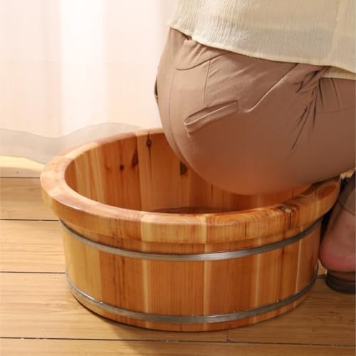 Barril de madera para spa de pies miniatura 7