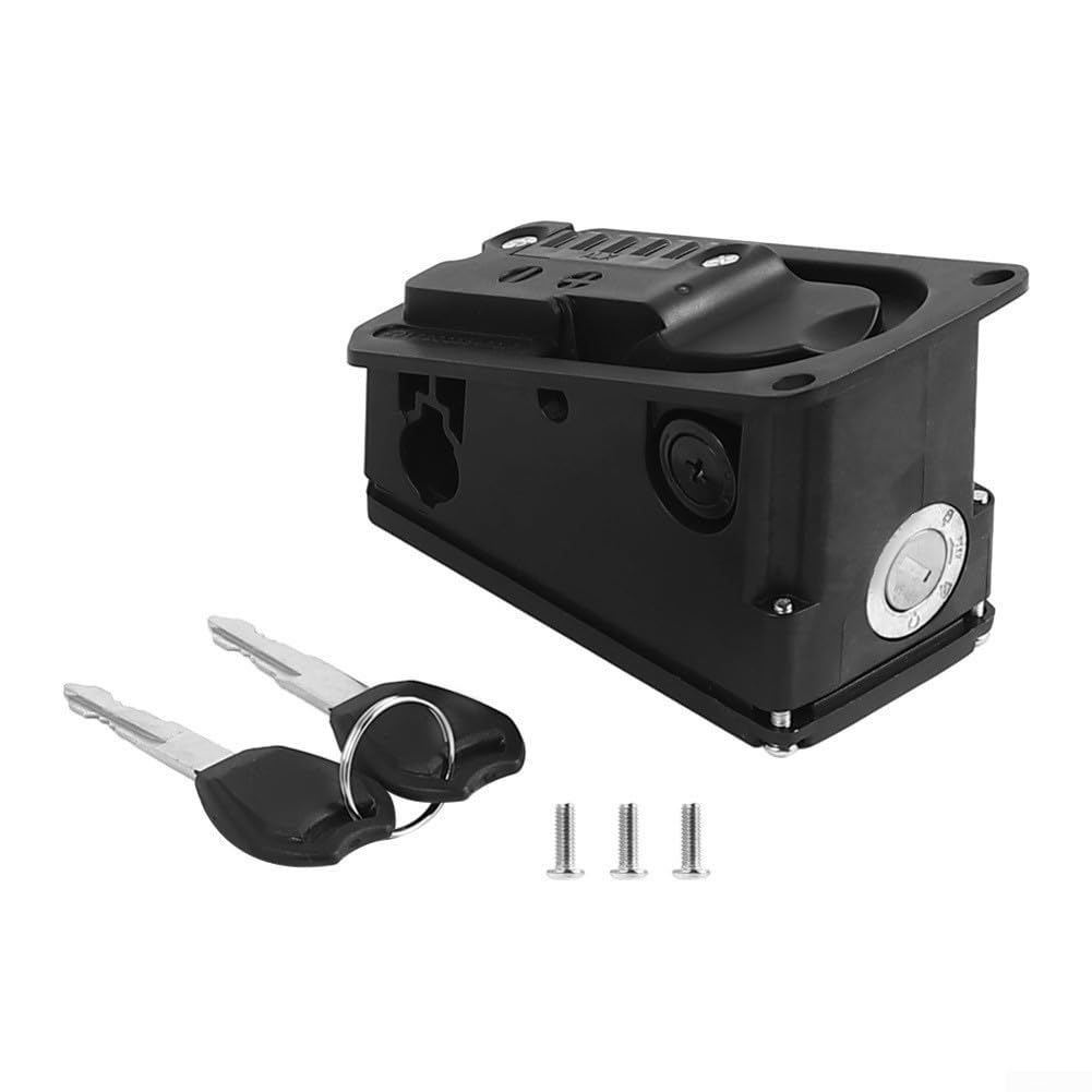 Oniissy Per ENGWE - Piastra di blocco batteria per veicoli elettrici, con porta di ricarica XT60U-M e chiave di sicurezza per biciclette elettriche da esterno