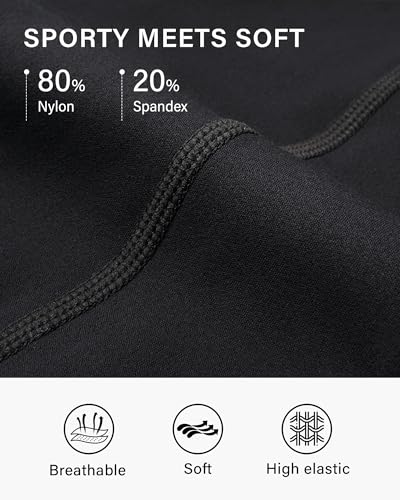 Stelle Girls 3"/4"/8" Bike Volleyball Shorts with Pockets Youth Athletic Yoga Dance Gymnastics Compression4