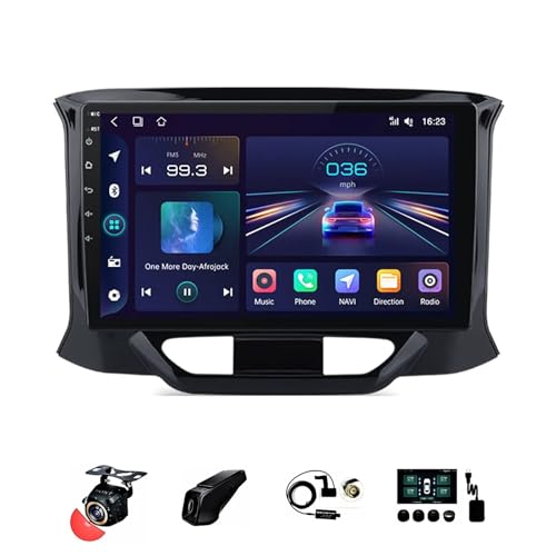 (1) [Modelli applicabili] Questa autoradio per LADA X ray Xray 2015 - 2019. Touch screen capacitivo da 9 pollici, alta risoluzione 1280*720P per una visualizzazione ultra chiara, per una migliore esperienza di guida. Non preoccupatevi di non vedere le indicazioni di navigazione in modo chiaro sotto la luce del sole.