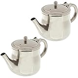 Update International GNS-10 10oz Gooseneck Teapots (Pack of 2)