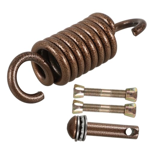 TOGEVAL Kit De Muelles Metálicos para Columpios y Hamacas Set Completo Reforzado para Sillas Colgantes Accesorios para Exteriores y Porche Compatible con Balancines y Hamacas Dobles