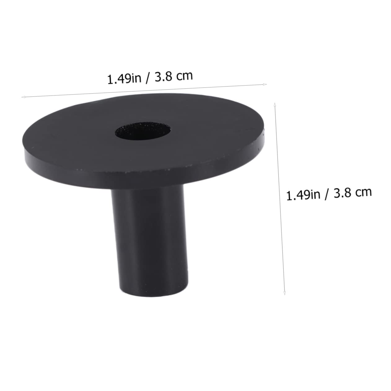 ERINGOGO 10Pcs Percussion Cymbal Sleeves Drum Replacement Accessories for Standard Drum Durable Black Cymbal Stands with Base for Enhanced Sound Performance
