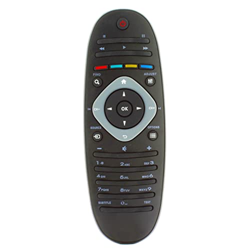 Dakana Fernbedienung für Philips TV Fernseher Remote Control / PH12 / 40PFL82605K/02 40PFL8606K/02 40PFL9606K/02 40PFL9705H/1