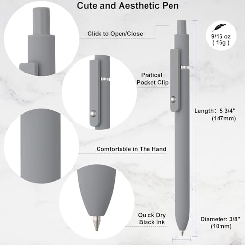 Image of VIETNAM 5pcs star traveler pens set Gel Pen 0.5mm Black Ink Pens Fine Point Smooth Writing Pens, for Journaling Note Taking, Cute Office, School, collage Supplies Gifts for Women Men (5 pcs)