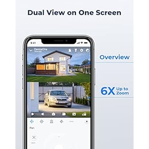 Reolink security cameras wireless outdoor 360° pan tilt auto tracking 6x hybrid zoom solar powered with 2k color night vision 2 45ghz wifi no monthly fee trackmix+solar panel 2 pack   cucciolini doodles