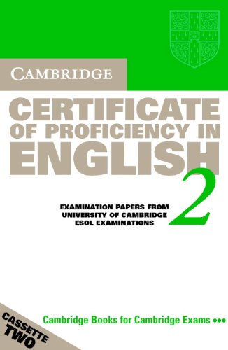Cambridge Certificate of Proficiency in English 2 Audio Cassette Set (2 Cassettes): Examination papers from the University of Cambridge Local Examinations Syndicate