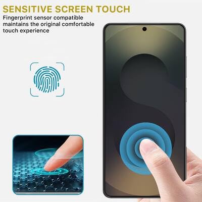 Image of Tempered Glass Screen Protector for Samsung Galaxy Edge S26 5G, Military-Grade Protection, Edge-to-Edge Coverage, Easy Installation Kit