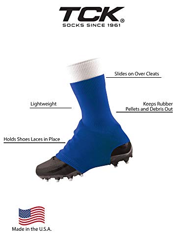 Image of TCK Football Spat Cleat Covers - Lace Covers Youth and Adult Sizes