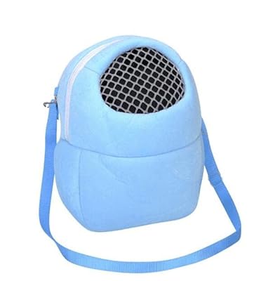 Uposao Pet Carrier Bags Hamster Rat Hedgehog Rabbit Sleeping Bag, Portable Breathable Outgoing Travel Handbags with Shoulder Strap Warm Sleeping Hanging Bag for Hamster Rat Hedgehog Rabbit