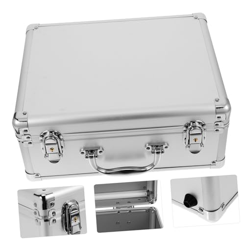 Portable Tool Organizer with Password Lock Aluminum Alloy Multi-functional Briefcase for Tools Cameras and Cosmetics Outdoor Carrying Case for Hiking Fishing and More2