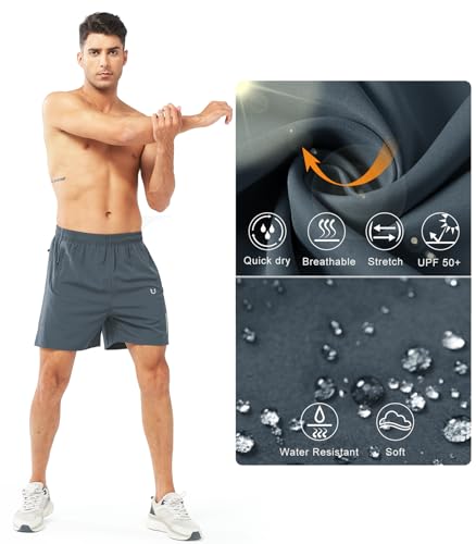 Image of NORTHYARD Men's Athletic Running Shorts Quick Dry Workout Shorts 7 inch / 5 inch / 9 inch Lightweight Sports Gym Basketball Shorts Hiking