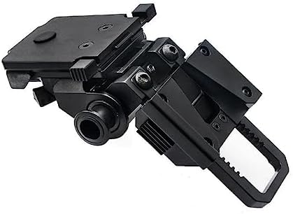 Helmet Mount Night Vision Goggles Nylon NVG Tactical Helmet Mount Adjustable Full Nylon Tactical Helmet Mount for L4G24 Nvg Mount (Black)