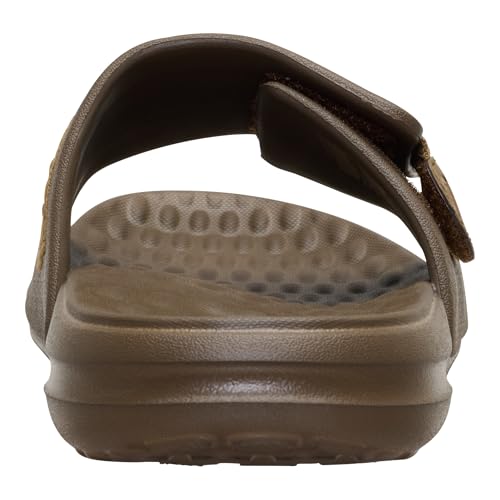 HEYDUDE Men's Wave ALT Slide, Teak Brown, Size 8 - image 6
