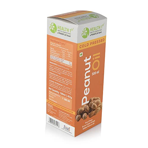 Image of HEALTH 1st Cold Pressed Peanut Oil, 500 ml