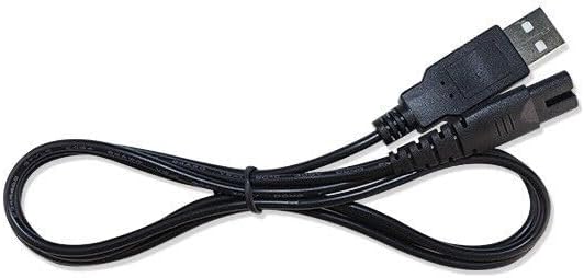 Kircuit 5V 2-Pin AC Adapter coiled, showing both connectors