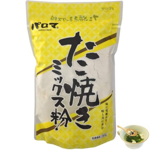 パロマソース 和泉食品 パロマ たこ焼きミックス粉 500g スープ1食分付きのサムネイル