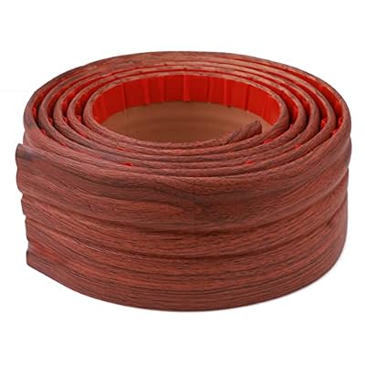 Frantie Flexible Baseboards Molding Trim, 4 Inch(W) x 9.84 Feet(L) Peel and Stick Rubber Wall Base Molding, Paintable Vinyl Wall Baseboard Moulding Trim for Floor Wall Base Cove Base…
