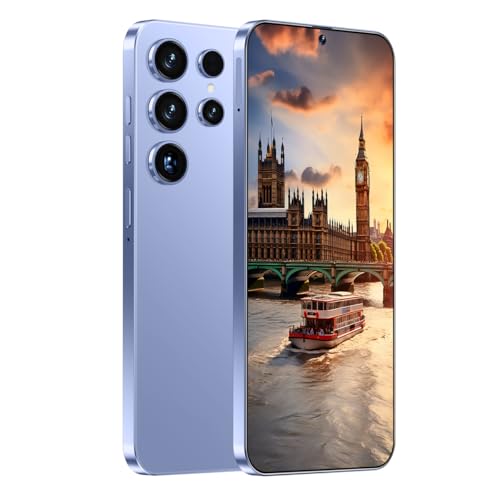 Livinyteb Unlocked Phone A23 Ultra Android Smartphone 8-core 8GB+128GB Cell Phone 7-inch HD Screen Unlocked Phone 50MP+24MP Camera 6800 mAh Battery 4G Dual SIM (Titanium Blue)