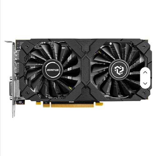 Image of AMD Radeon RX 580 Graphics Card, 8GB GDDR5 256-Bit, PCI Express 3.0 x16, Dual Fan Cooling, DisplayPort HDMI DVI, 4K Gaming