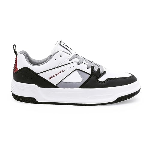 Image of Red Tape Lifestyle Shoes for Men | Comfortable & Durable 10 White /Black