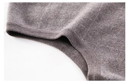 Dcvmvmn Men's Cashmere Vest Plus Size Thickened Warm Waistcoat Lightweight Knitted V-Neck Sleeveless Cardigans4