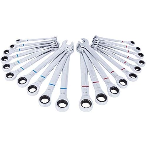 Kobalt 20-Piece Standard (SAE) and Metric Combination Ratchet Wrench Set
