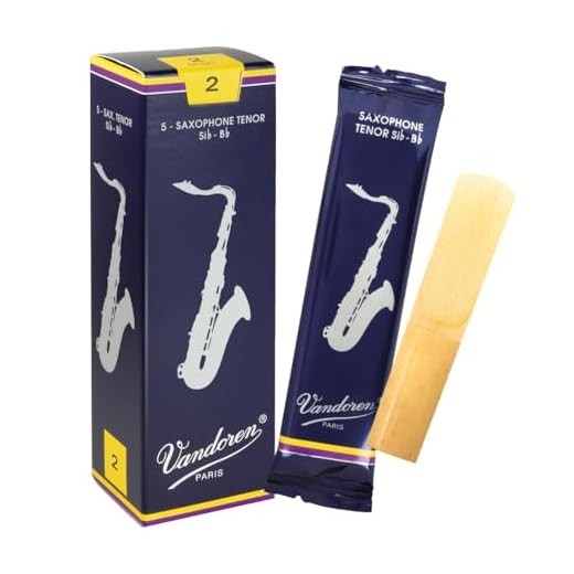 Vandoren SR222 - Caja de 5 cañas tradicional n.2 para saxofón tenor
