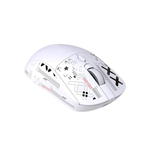 Souris de jeu légère sans fil ergonomique avec boutons programmables - 4
