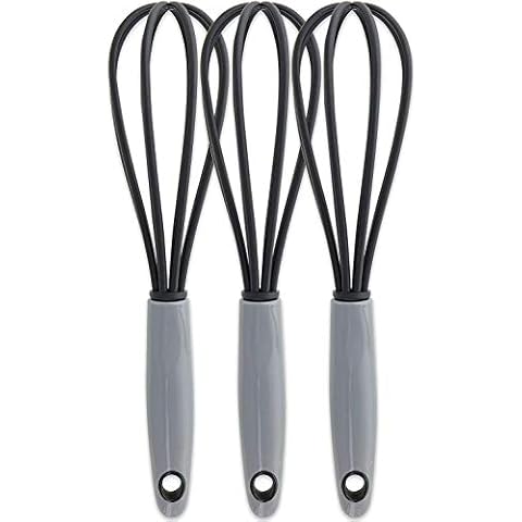 Gray Nylon Egg Whisk for Kitchen Cooking Cover