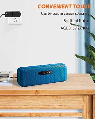 5V 2A AC Adapters 5V Power Adapter Charger DC Power Supply for Regulated Switching with 8 Tips for 2000mA 1500mA 1000mA 900mA 850mA 800mA 700mA 600mA 500mA Universal Electronics 7