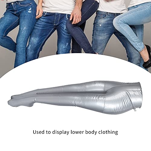 Qcwwy Aufblasbare Weibliche Halbkörper Schaufensterpuppe, Silber / Schwarz, PVC, Frauen, Frauen, Modeindustrie, Frauenkleidung, Mannequin, Schaufensterpuppe